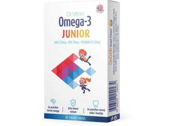 Dr.Viton-Omega JUNIOR 30 tableta za žvakanje