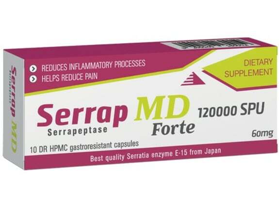 Serapeptaza Serrap MD 120000 SPU Forte
